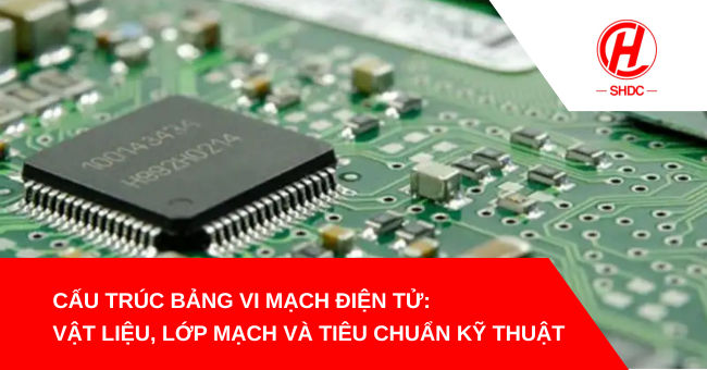 Cấu trúc bảng vi mạch điện tử