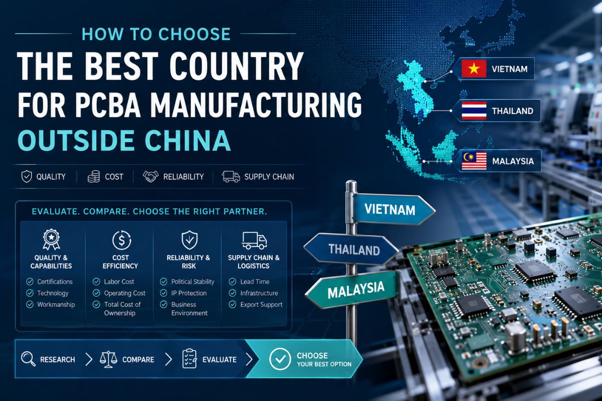 How to choose the best country for PCBA manufacturing outside China