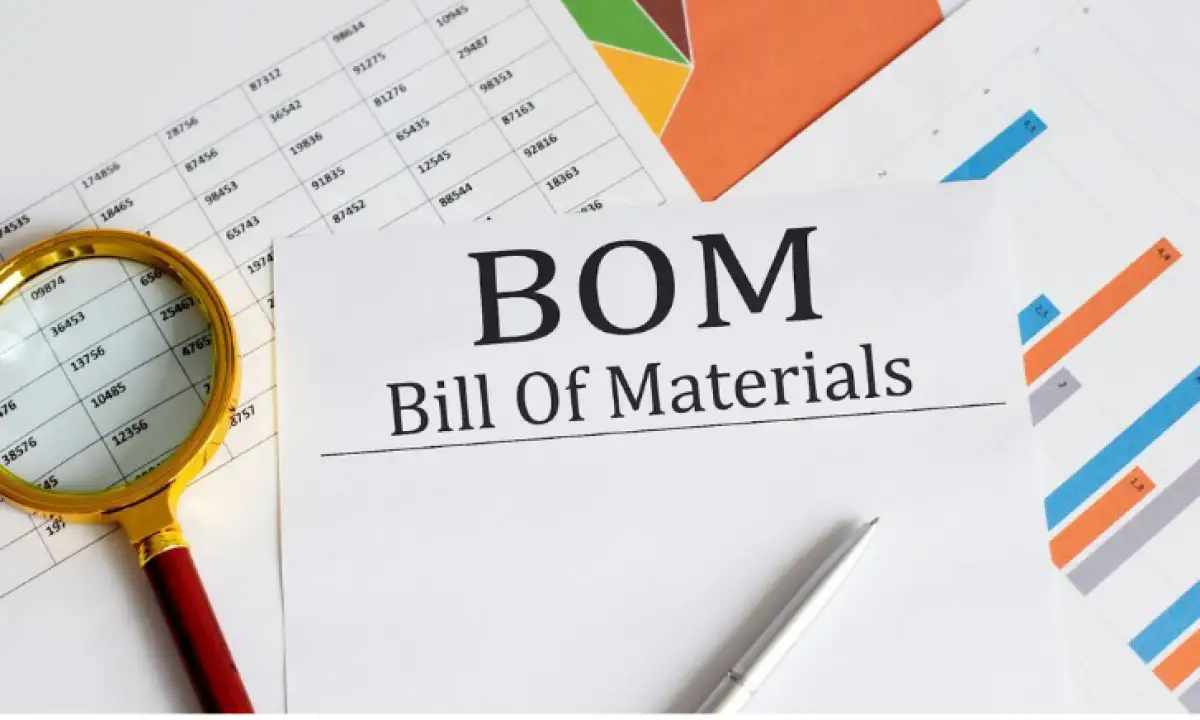 Các thông tin cơ bản có trong bảng BOM