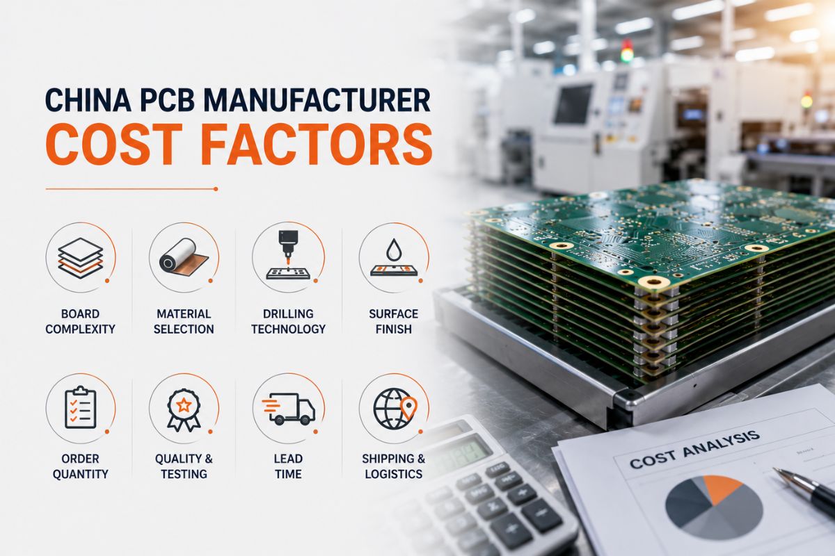 China PCB Manufacturer Cost Factors