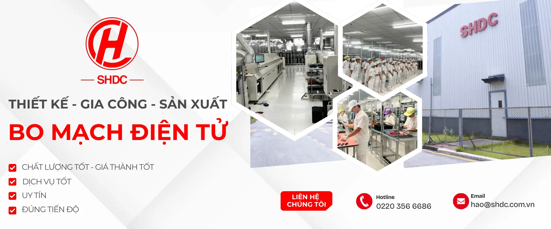 Công ty điện tử SHDC chuyên sản xuất PCBA tại Việt Nam