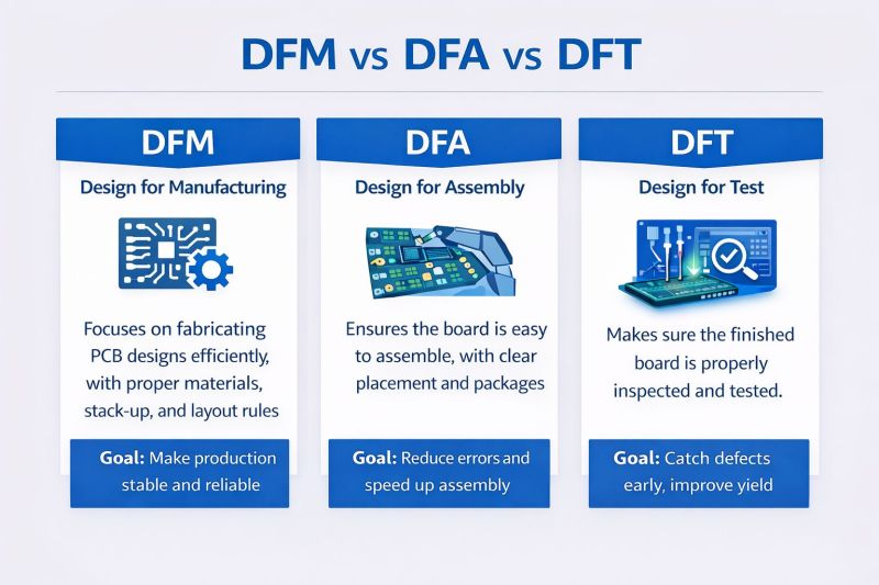 DFM for electronics manufacturing