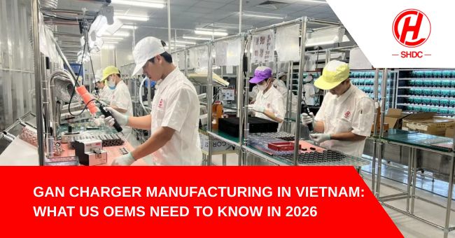 GaN charger manufacturing Vietnam