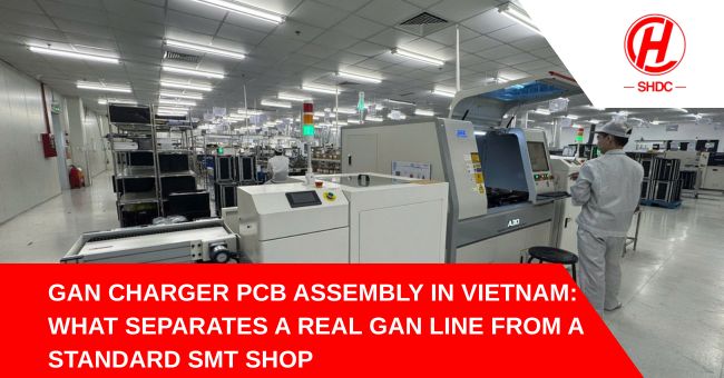 GaN charger PCB assembly