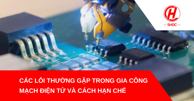 Các lỗi thường gặp trong gia công mạch điện tử và cách hạn chế