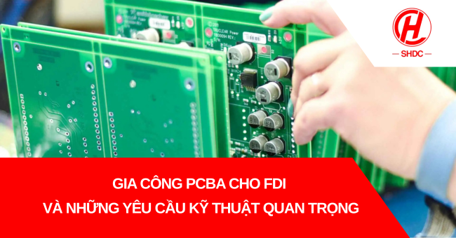 Gia công PCBA cho FDI và những yêu cầu kỹ thuật quan trọng