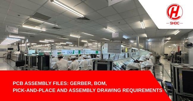 PCB Assembly Files: Gerber, BOM, Pick-and-Place and Assembly Drawing Requirements