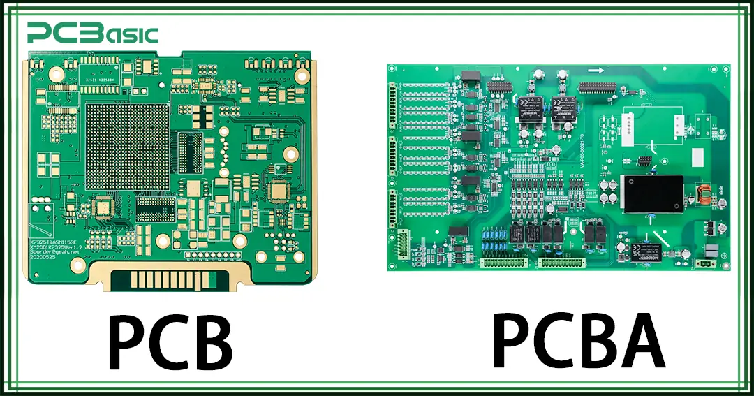 PCB và PCBA khác nhau ở phần chủ yếu ở phần linh kiện và mức độ hoàn thiện của bo mạch