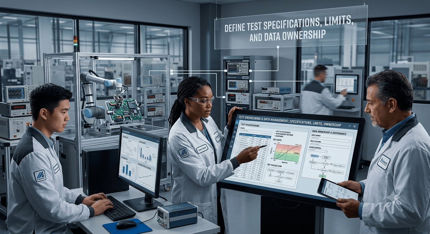 pcba circuit board in vietnam - Define Test Specifications, Limits, and Data Ownership