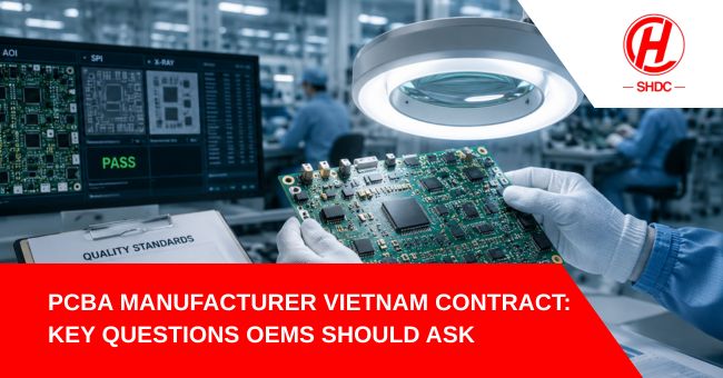 PCBA Manufacturer Vietnam Contract: Key Questions OEMs Should Ask