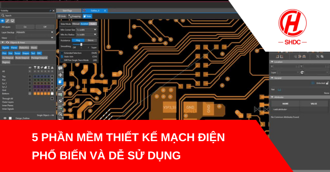 5 phần mềm thiết kế mạch điện phổ biến và dễ sử dụng