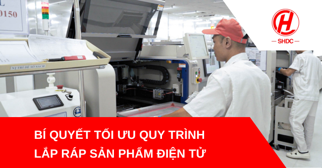 Bí quyết tối ưu quy trình lắp ráp sản phẩm điện tử hiệu quả