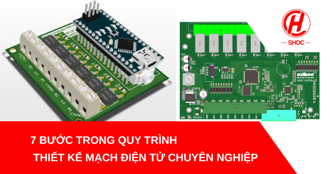 7 bước trong quy trình thiết kế mạch điện tử chuyên nghiệp
