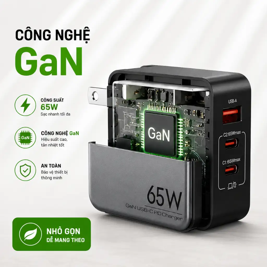 Thương hiệu Winsler hiện đang cung cấp 3 dòng củ sạc GaN đa cổng với nhiều công suất khác nhau