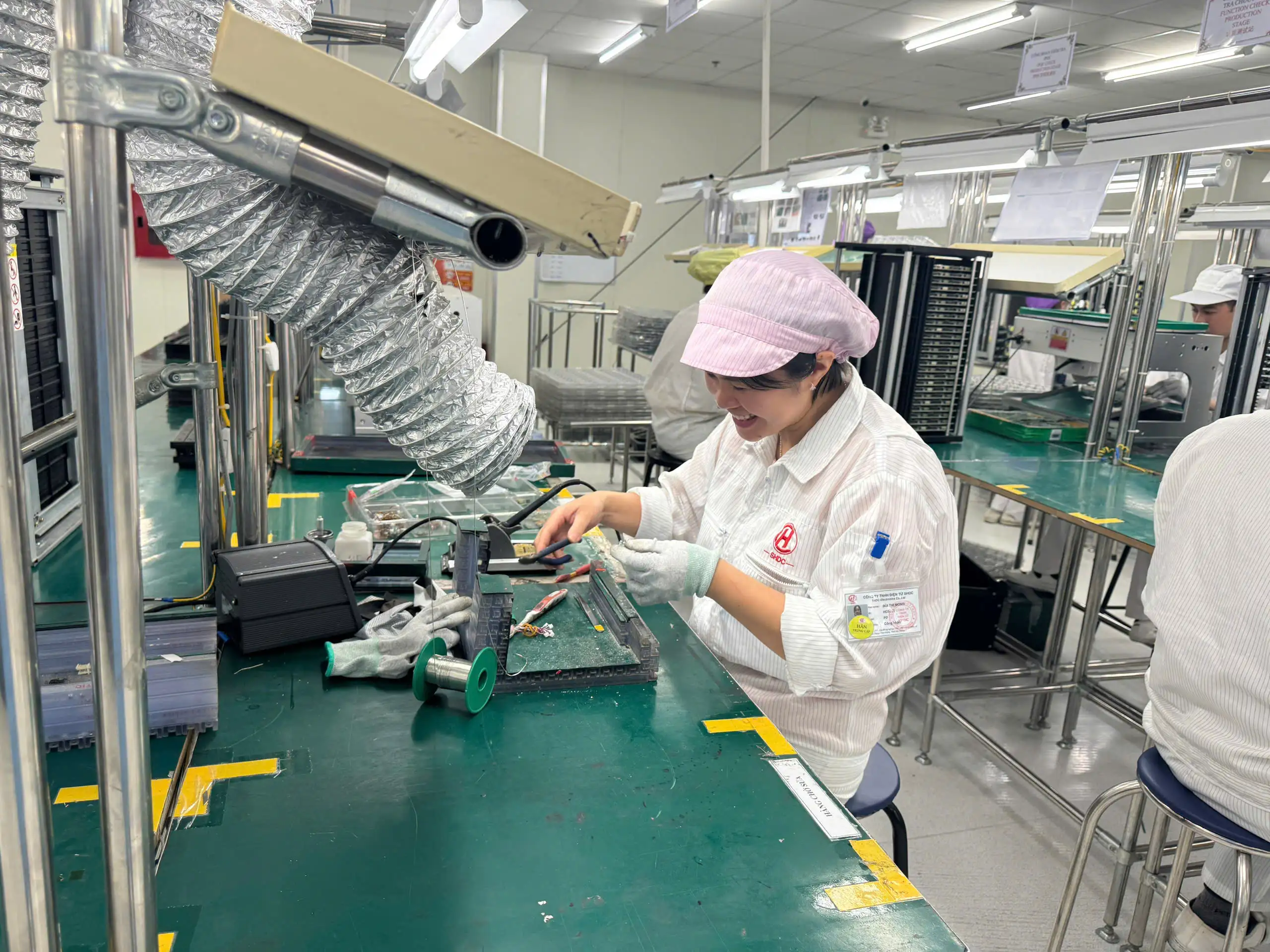 Giải pháp tối ưu quy trình lắp ráp điện tử theo yêu cầu tại SHDC