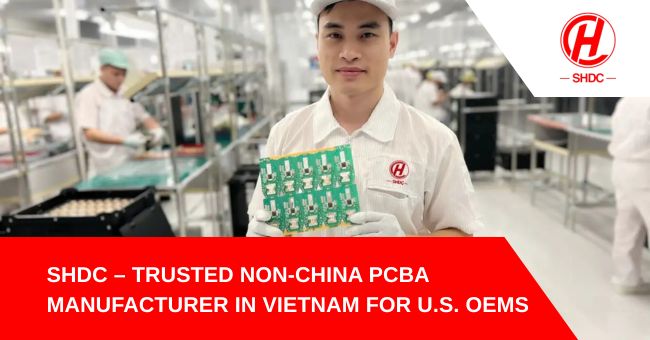 SHDC – Trusted Non-China PCBA Manufacturer in Vietnam for U.S. OEMs